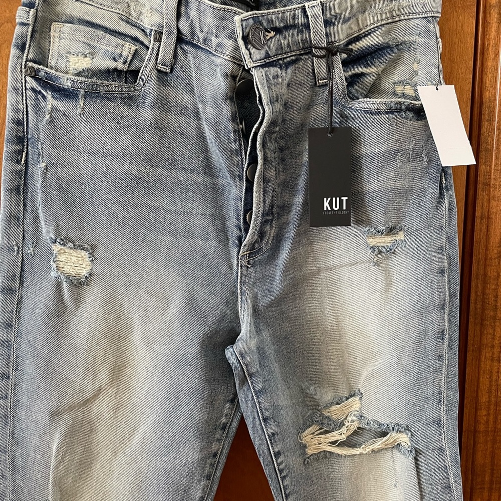 Kut from Kloth high rise Rosa crop. Size 8. NWT.